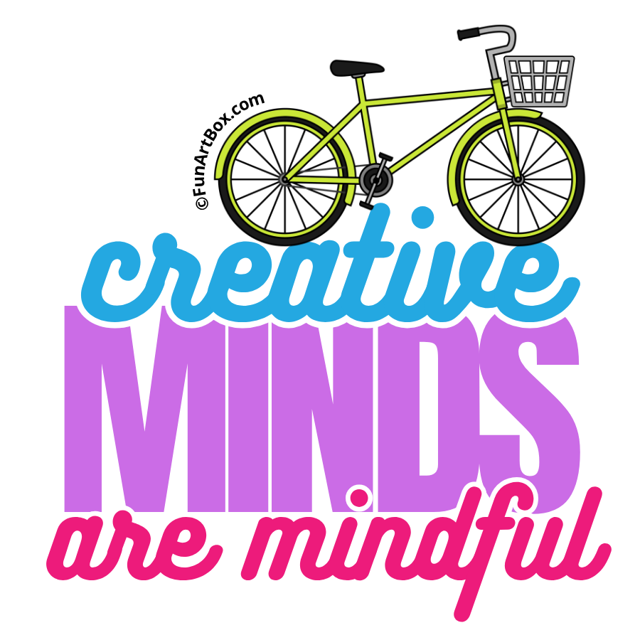 Creative Minds Are Mindful Sticker