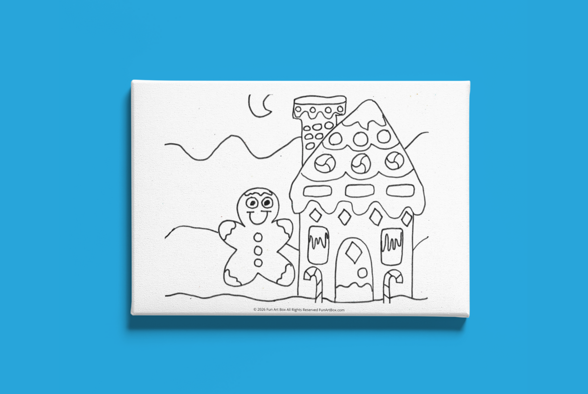 Winter Wonderland Pre-Printed Canvas
