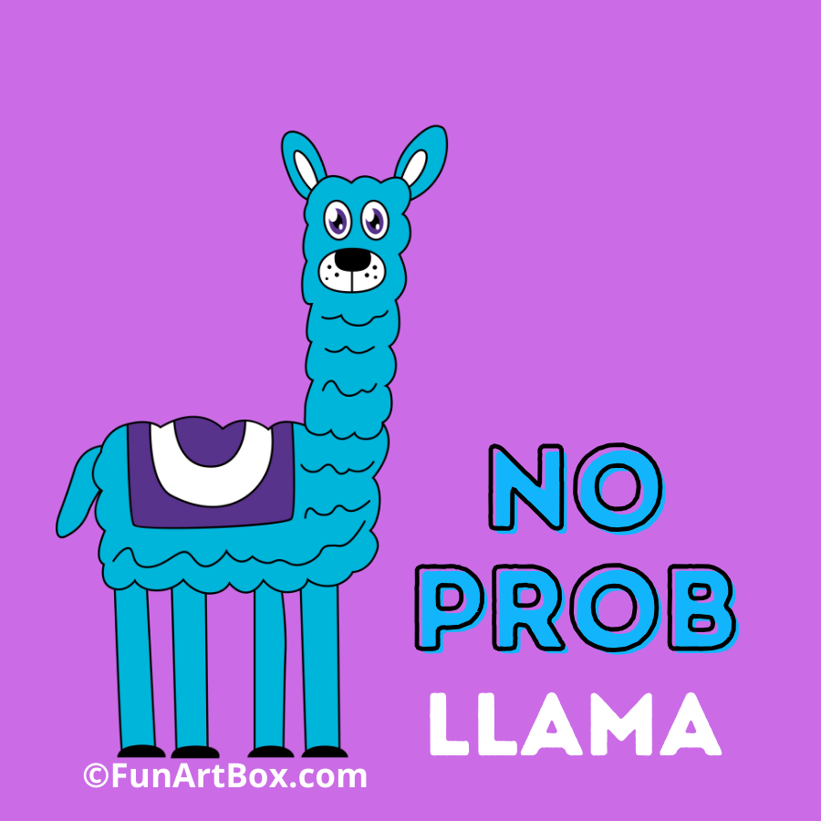 No Prob Llama Sticker