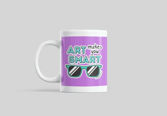 Art Makes You Smart Mug