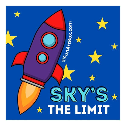 Sky's The Limit Sticker