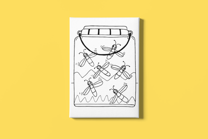 Summer Fun Pre-Printed Canvas