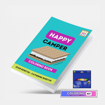 Happy Camper Coloring Kit