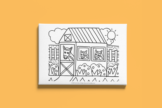 Happy Fall Y'all Pre-Printed Canvas