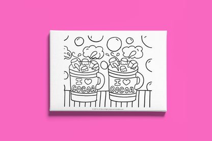 Valentine’s Day Pre-Printed Canvas