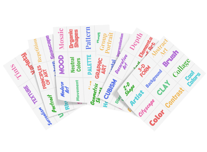 Art Word Wall Poster