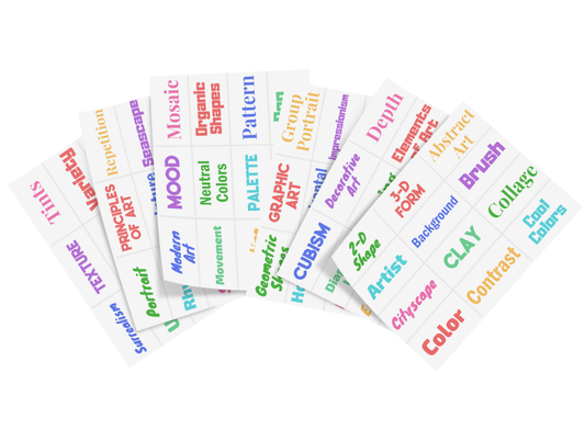 Art Word Wall Poster