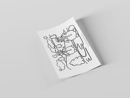 Winter Wonderland Pre-Printed Canvas