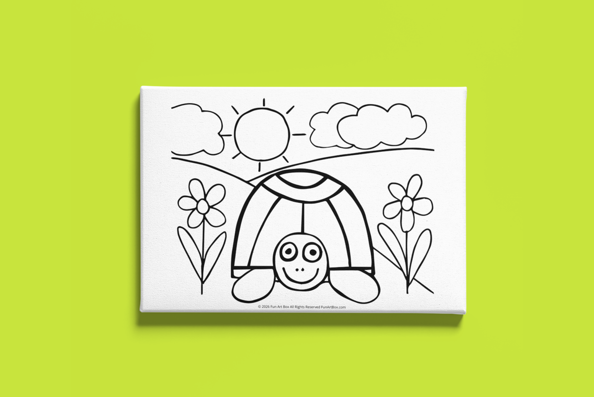 Leap Into Spring Pre-Printed Canvas