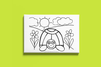 Leap Into Spring Pre-Printed Canvas