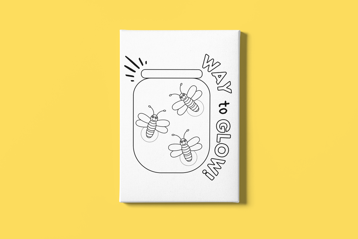 Summer Fun Pre-Printed Canvas