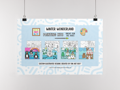 Winter Wonderland Pre-Printed Canvas