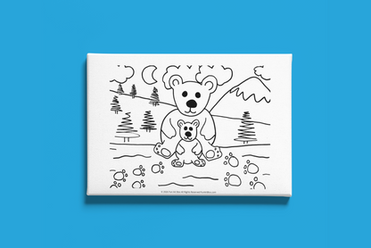Winter Wonderland Pre-Printed Canvas