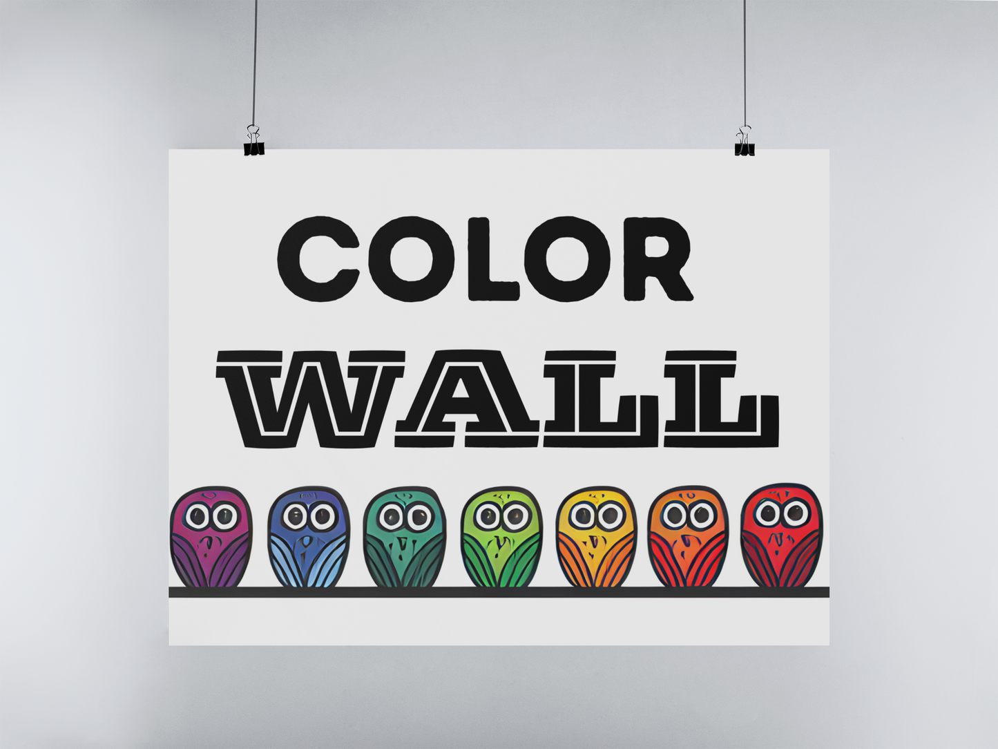 Color Wall Poster