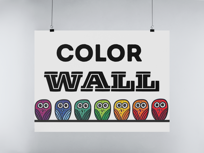 Color Wall Poster